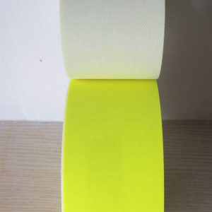 Flame retardant yellow reflective tape