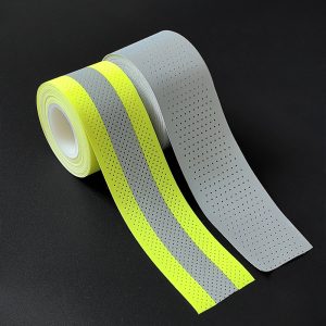 FR reflective tape perforated